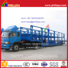 Frame-Open Car Carrier Semi Trailer for Philippines (6 cars)